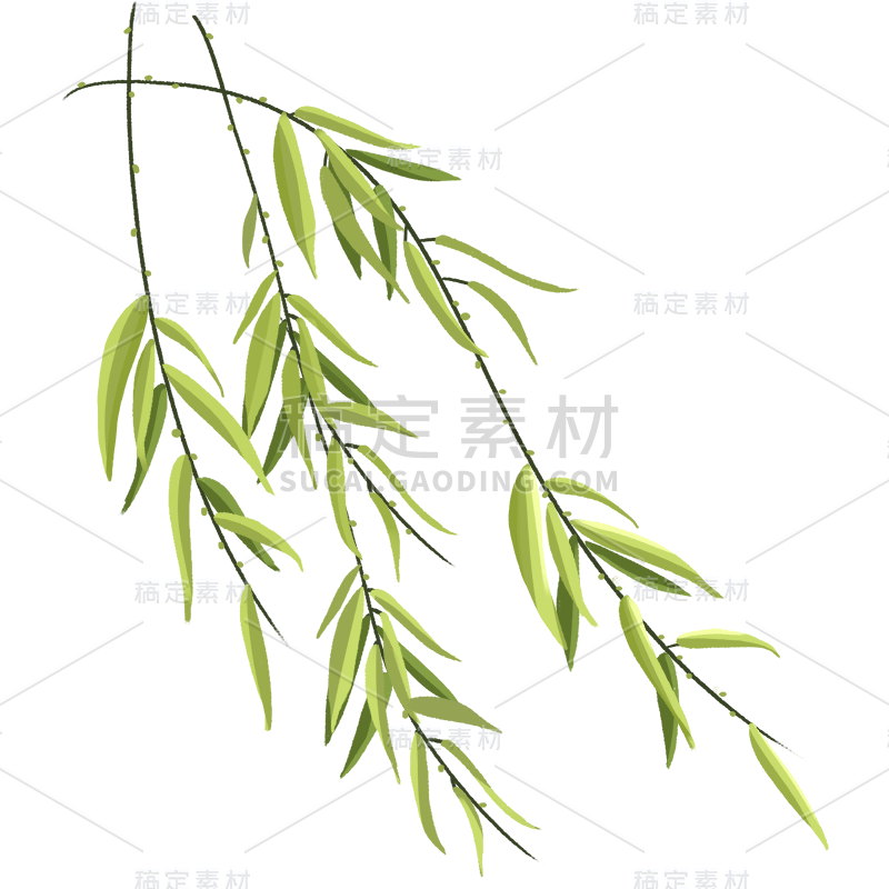 水彩风-春天氛围贴纸2