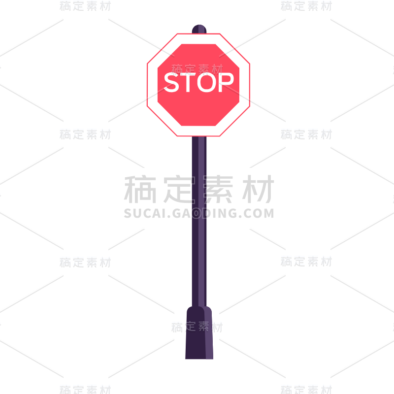 SVG-安全主题-交通标识