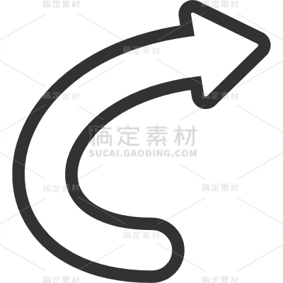 扁平-箭头贴纸-SVG12