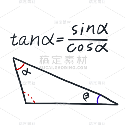 手绘-数学公式教育培训贴纸5