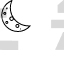 Moon, Planet, Astrology, Solar, System, Satelite, Natural, Half