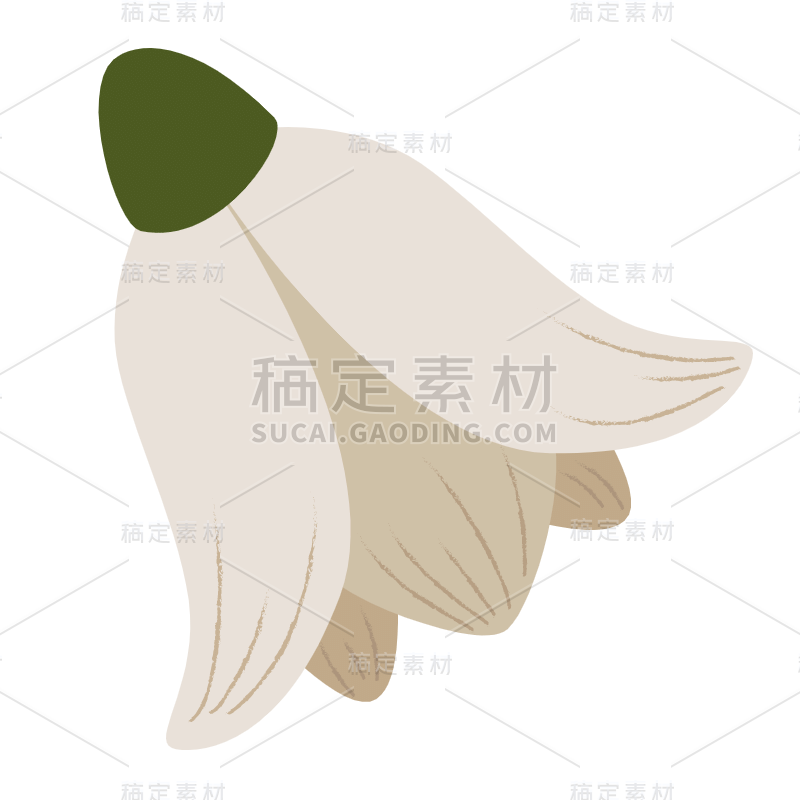 扁平-植物元素贴纸-SVG-花朵