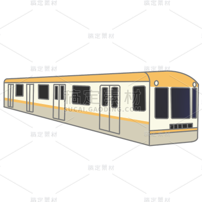 6W-常规-旅游元素-交通贴纸2-简单-B
