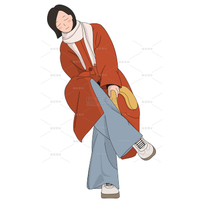 春运回家人物大尺寸插画