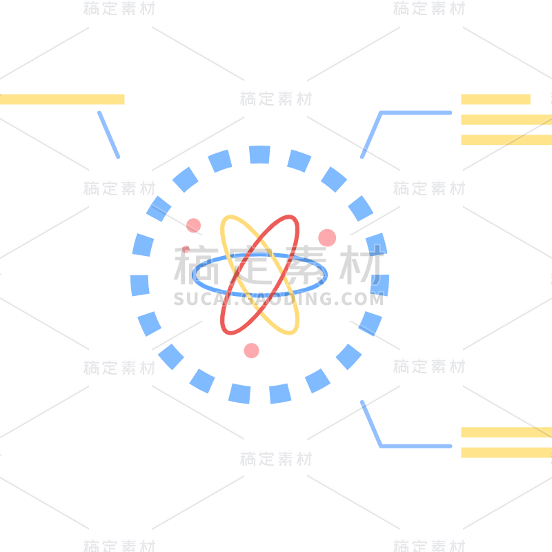 扁平套系素材-道具