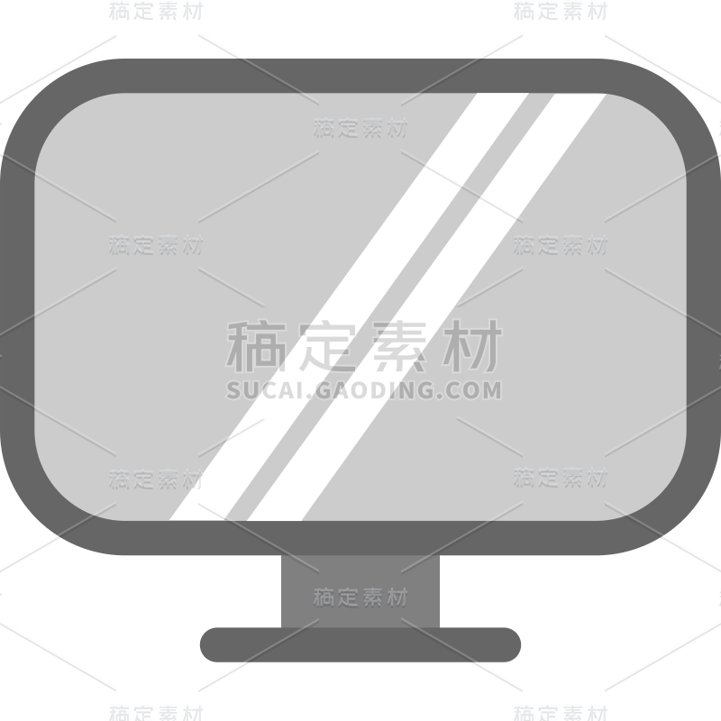 ICON-电器icon-SVG-电视机