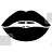 Lips Sticker Design