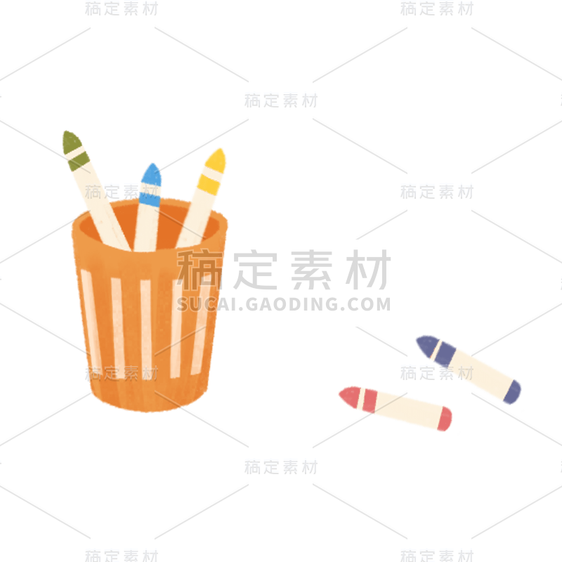 手绘风-教育培训-画笔