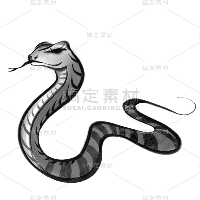 水墨风十二生肖主题元素