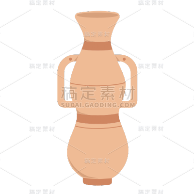 扁平风-插花花瓶元素