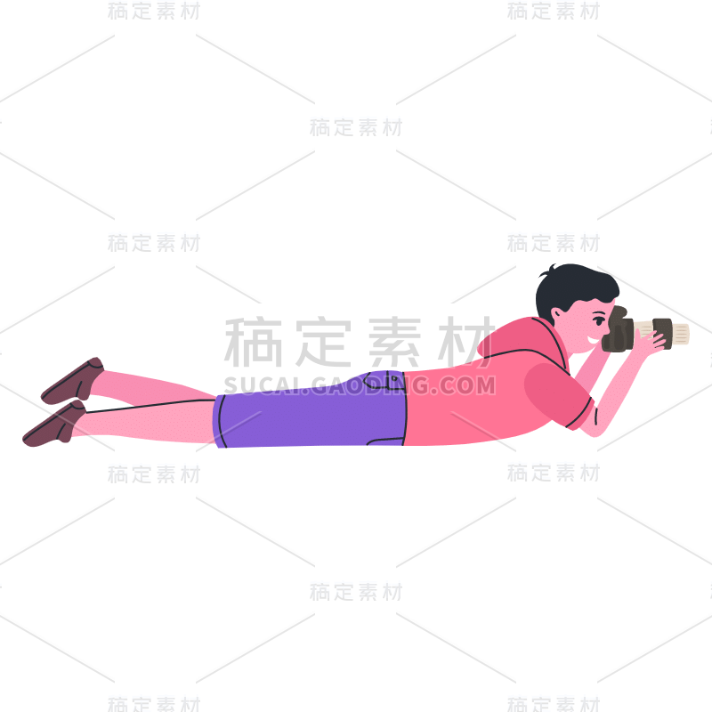 SVG-手持摄像机人物贴纸