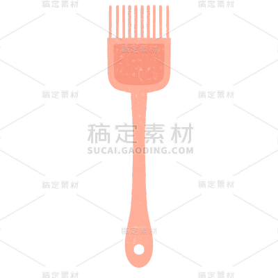 扁平-烘焙用品家居贴纸-刷子