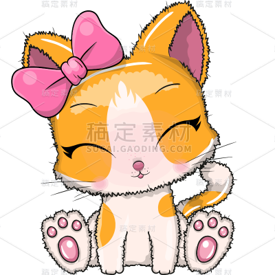 萌宠动物插画元素主题素材