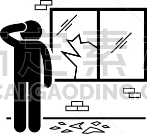broken window