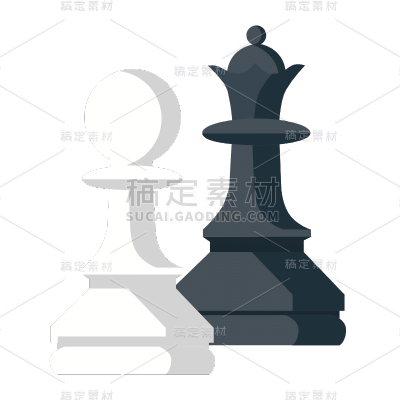 手绘-桌游元素贴纸套系-旗子