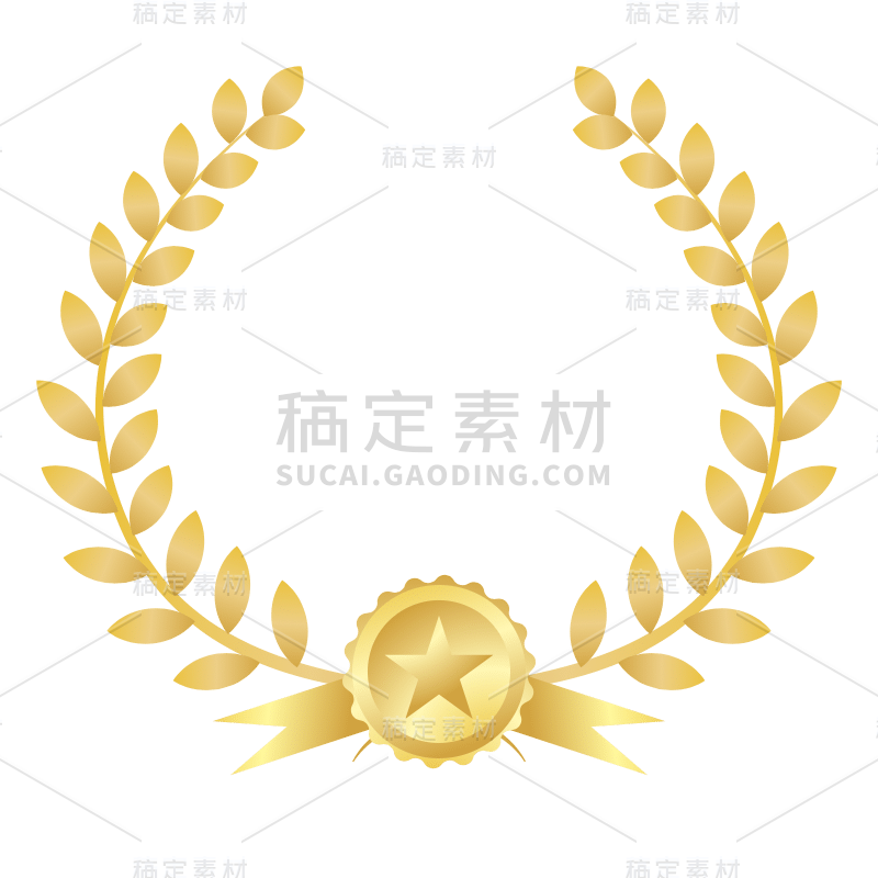 SVG-奥运桂冠元素