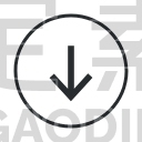 Arrow, Control, Down, Download, Save