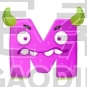 Letter M Monster
