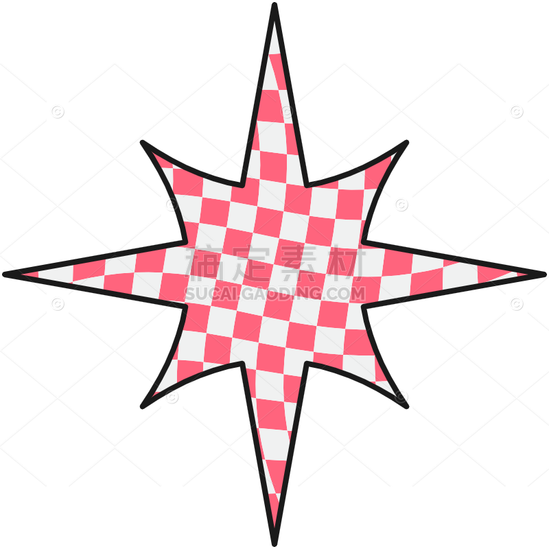 Star Shape Sticker