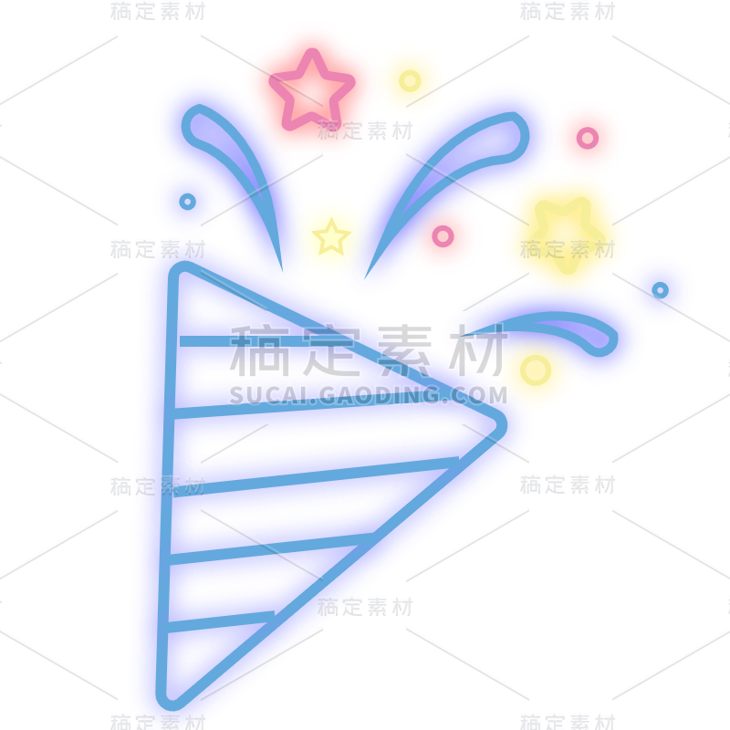 生活装饰类霓虹灯贴纸-彩带