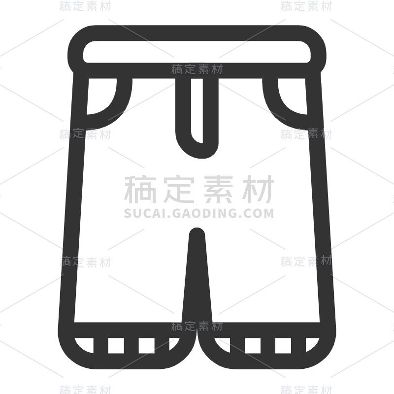 ICON-服饰icon-SVG-裤子