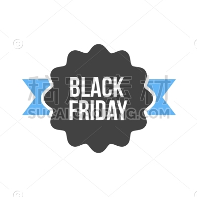 Black friday ribbon