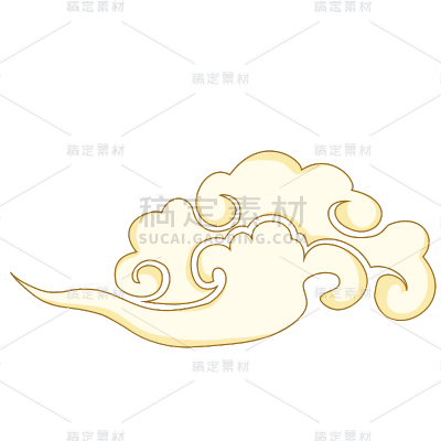 云朵贴纸