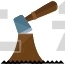 cutting wood