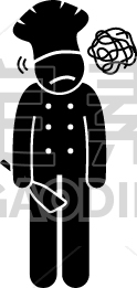 sad chef