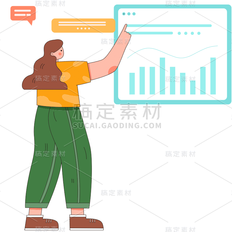 扁平-商务办公职业人物插画-SVG10