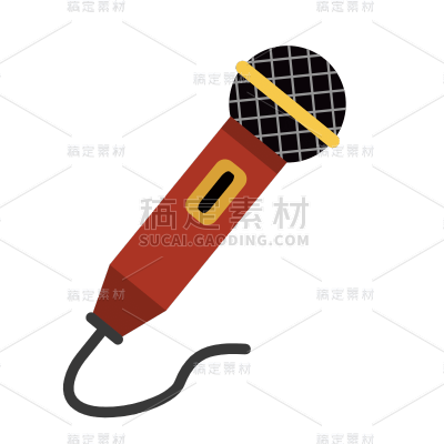 SVG-乐器元素-麦克风