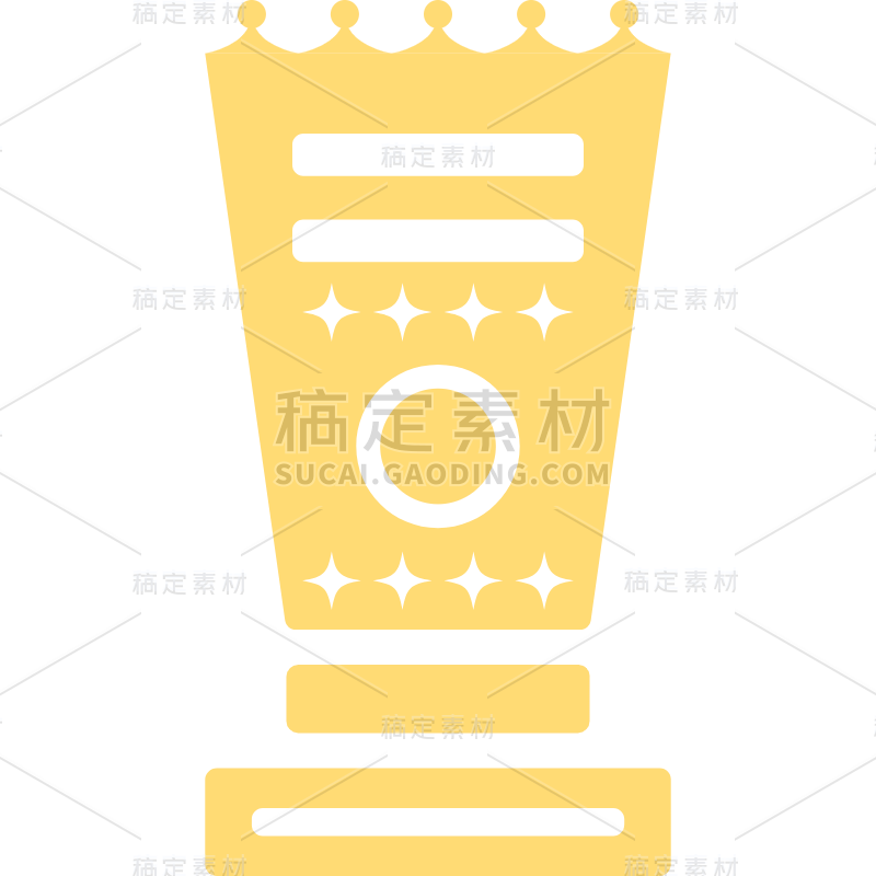 ICON-扁平奖杯奖牌电商图标20
