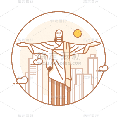 SVG-旅行类icon-建筑