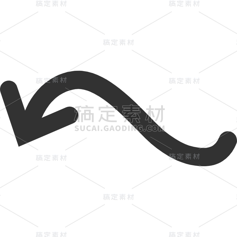 扁平-箭头贴纸-SVG8