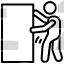 Man Pushing Box