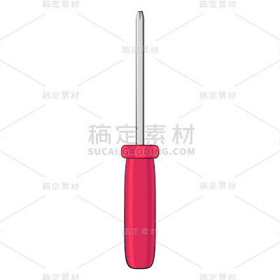 手绘-维修工具家居元素-螺丝刀2