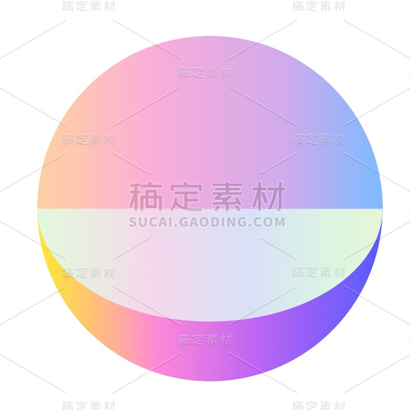 3D-渐变立体几何贴纸SVG-7