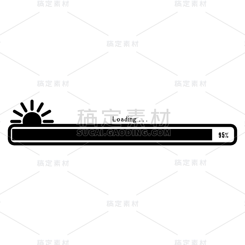 进度条装饰元素贴纸-SVG3