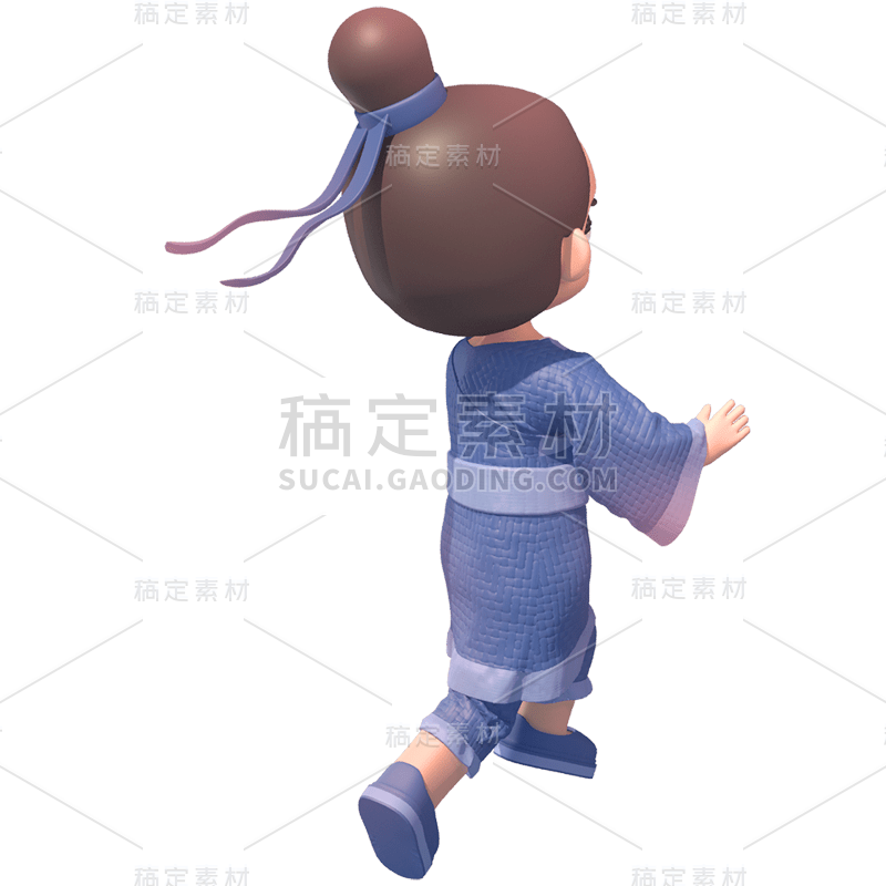 3D-七夕人物元素-牛郎