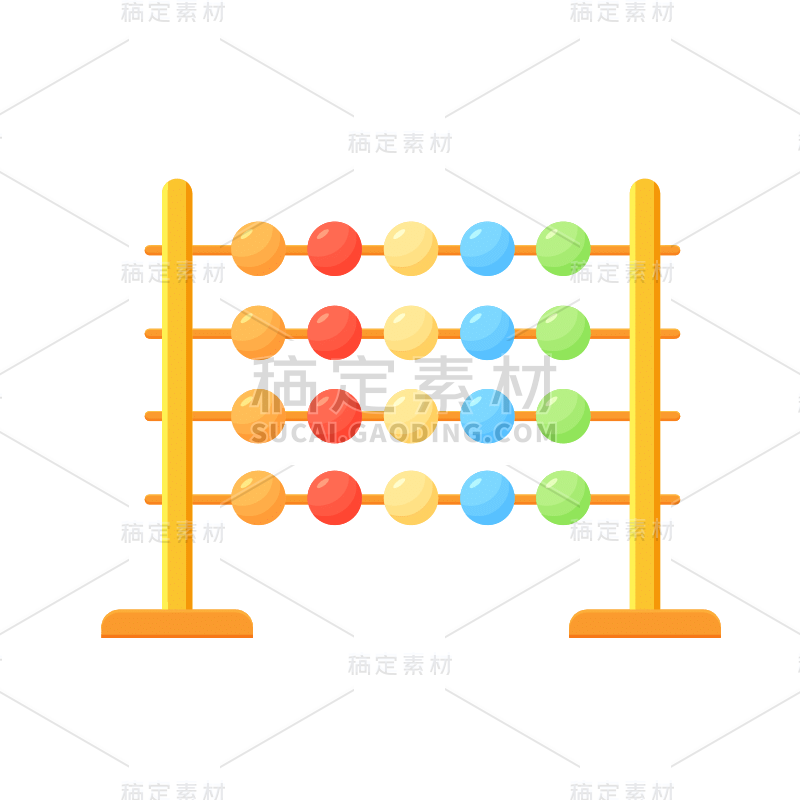 手绘-学习用品贴纸套系