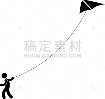 flying kite
