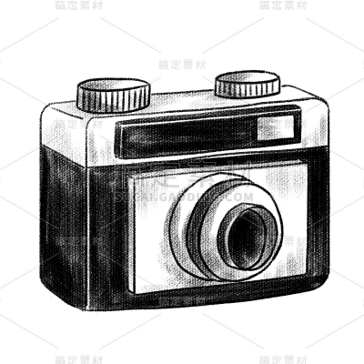 手绘-素描相机贴纸4