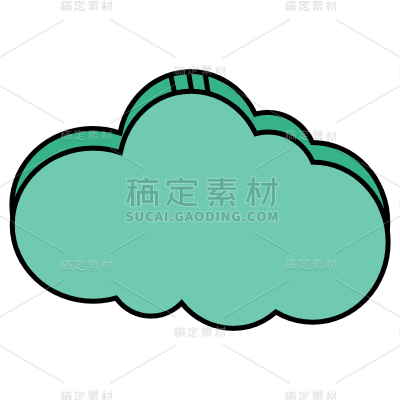 手绘-漫画风气泡基础装饰元素9