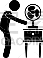 table fan