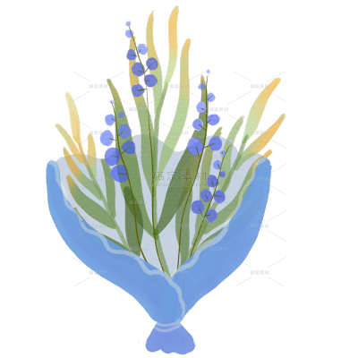 花卉植物插画元素主题素材
