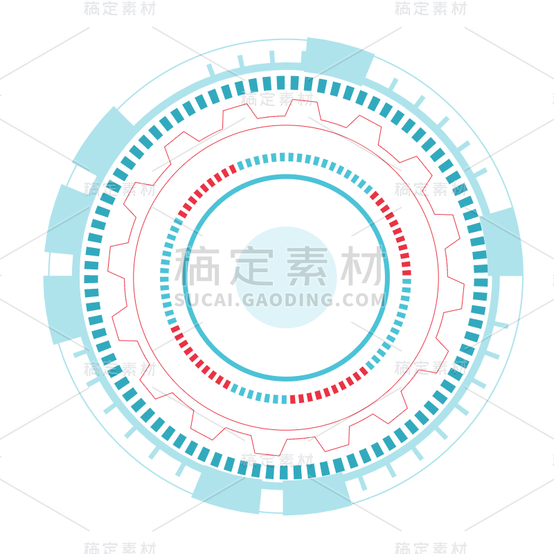 手绘-科技元素