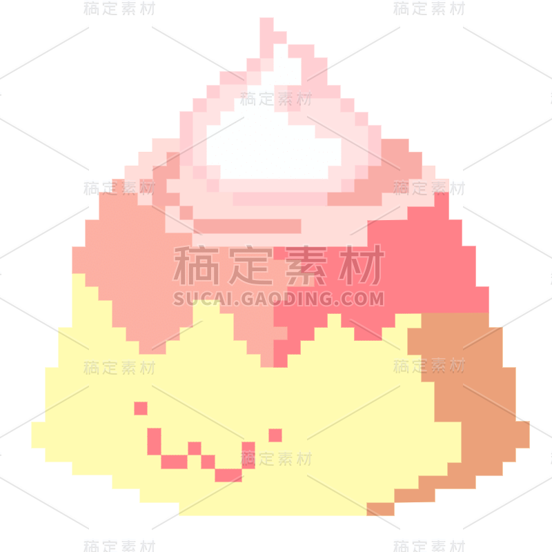 像素风套系贴纸-SVG-布丁