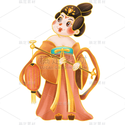 手绘肌理-世界微笑日夸张胖胖人物