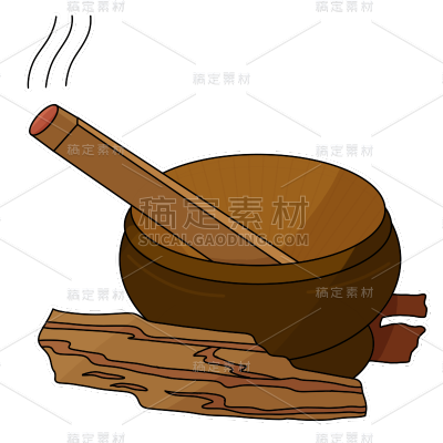 手绘-越南亚元素贴纸-烟灰缸