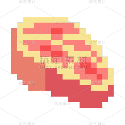 像素风套系贴纸-SVG-肉类